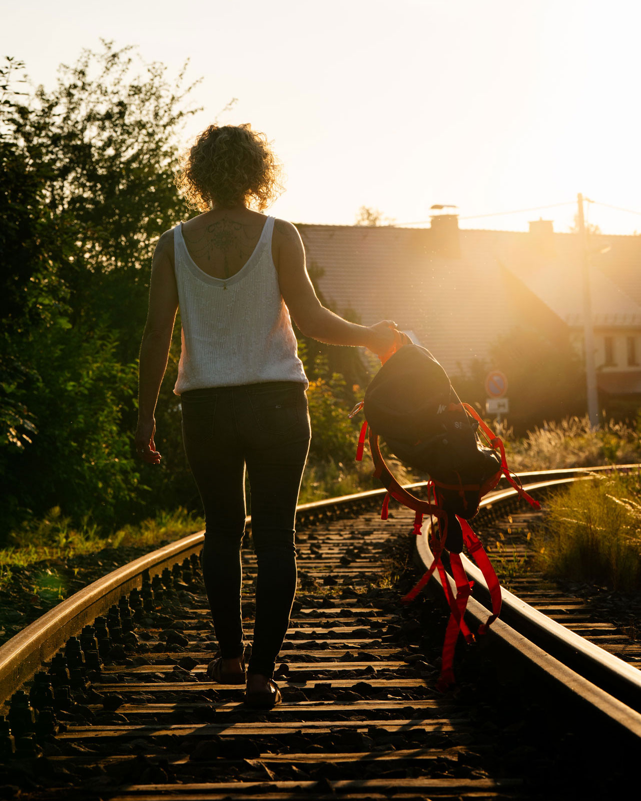 Juliane Scheller Coaching und Hypnose in Dresden Radebeul Weg Reise Rucksack